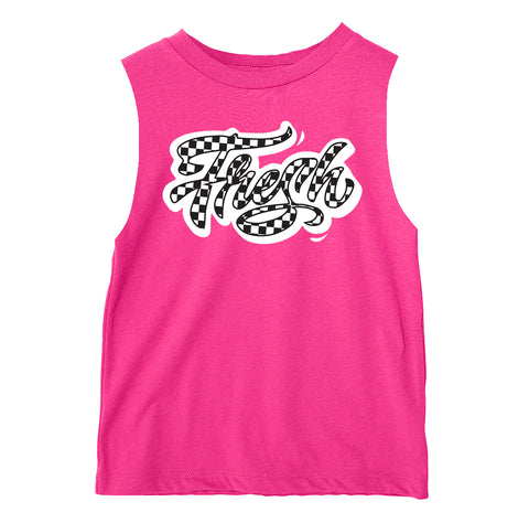 Skate Fresh Muscle Tank, Hot Pink (Infant, Toddler, Youth, Adult)