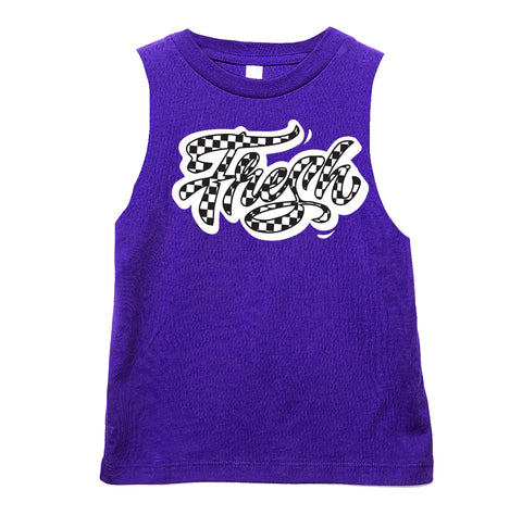 Skate Fresh Muscle Tank, Purple (Infant, Toddler, Youth, Adult)