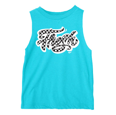 Skate Fresh Muscle Tank, Tahiti (Infant, Toddler, Youth, Adult)