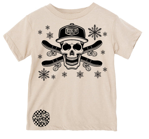 Winter Skull Tee, Natural (Infant, Toddler, Youth, Adult)