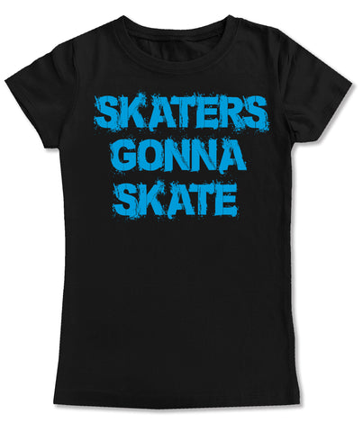 Skaters Gonna Skate Fitted Tee, Black (Infant, Toddler, Youth)