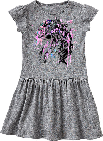 U- SkeleCorn Dress, Heather (Infant, Toddler)