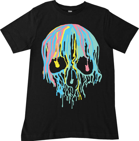 Easter Drip Skull Tee,  Black  (Infant, Toddler, Youth, Adult)