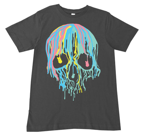 Easter Drip Skull Tee,  Charcoal  (Infant, Toddler, Youth, Adult)