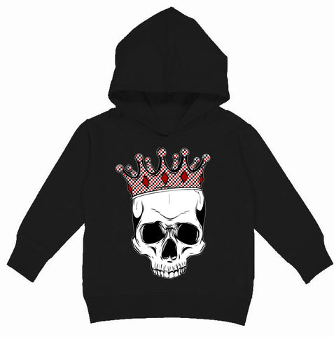 A-Valentine COLLAB-Skull Hoodie, Black(Toddler, Youth)