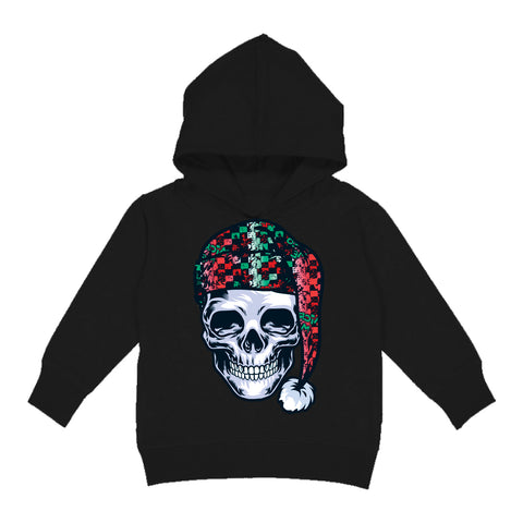 Skull Santa Hoodie, Black (Toddler, Youth, Adult)