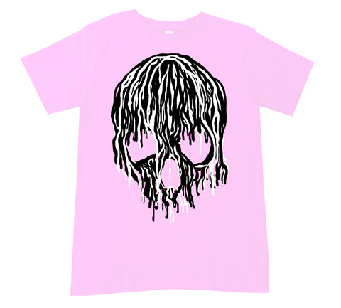 Signature Drip Skull Tee, Lt. Pink   (Infant, Toddler, Youth, Adult)