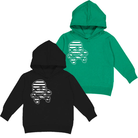 Striped Skull Hoodie (Toddler, Youth)