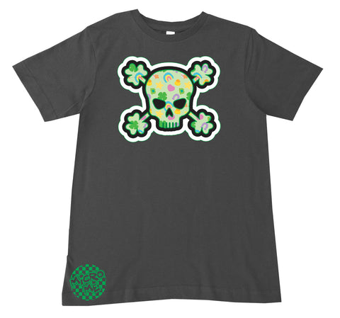 Charms Skull Tee, Charcoal  (Infant, Toddler, Youth, Adult)