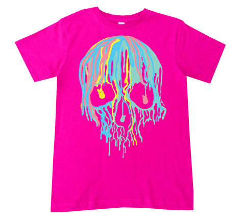 Easter Drip Skull Tee,  Hot PInk  (Infant, Toddler, Youth, Adult)