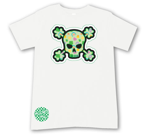 Charms Skull Tee, White  (Infant, Toddler, Youth, Adult)