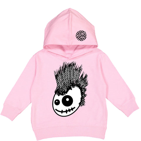 Skully Checks Hoodie, Pink (Toddler, Youth, Adult)