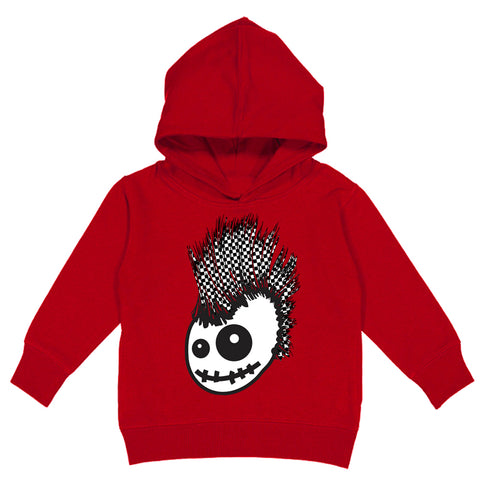 Skully Checks Hoodie, Red (Toddler, Youth, Adult)