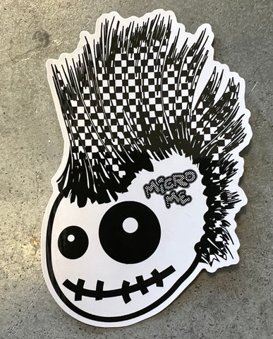 Skully Hawk Sticker, 5 inch