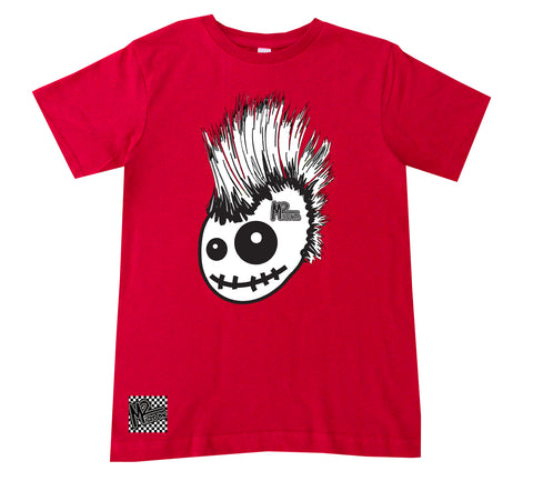 HM-Skully Hawk Tee, Red (infant, toddler, youth)