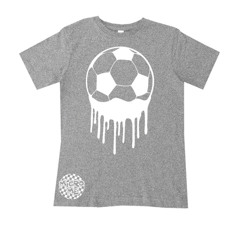 Soccer Drip Tee, Heather  (Infant, Toddler, Youth, Adult)