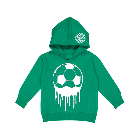 Drip Soccer Hoodie, Green (Toddler, Youth, Adult)
