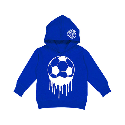 Drip Soccer Hoodie, Royal (Toddler, Youth, Adult)