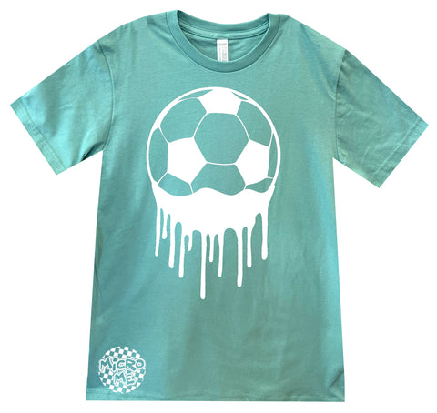 Soccer Drip Tee, Saltwater (Infant, Toddler, Youth, Adult)