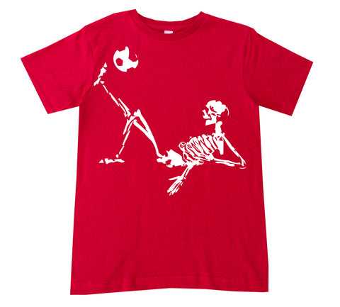 Soccer Skelly Tee, Red (Infant, Toddler, Youth, Adult)