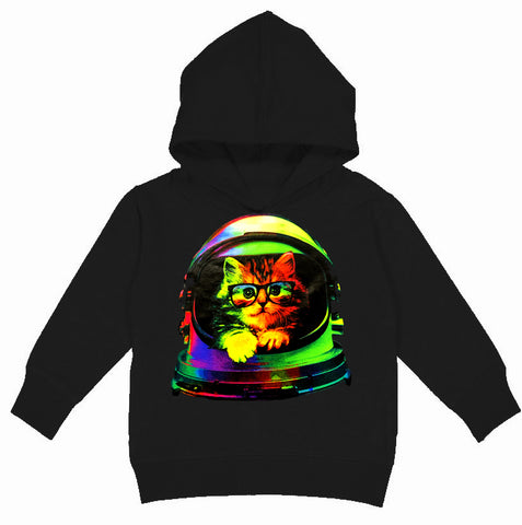 Space Kitty Hoodie, Black (Toddler, Youth, Adult)
