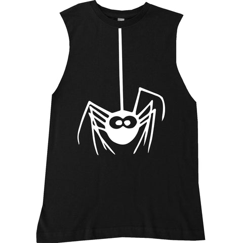 Hanging Spider Muscle Tank, Black (Infant, Toddler, Youth, Adult)