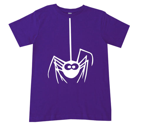 Hanging Spider Tee,  Purple (Infant, Toddler, Youth, Adult)
