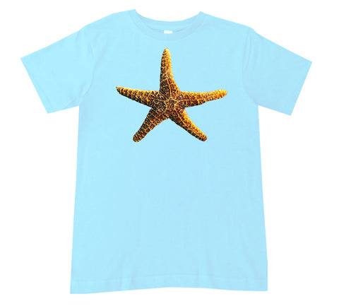 PUFF Starfish Tee, Light Blue (Infant, Toddler, Youth, Adult)