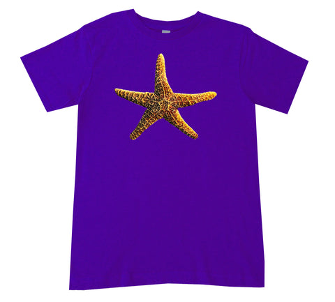PUFF Starfish Tee, Purple (Infant, Toddler, Youth, Adult)