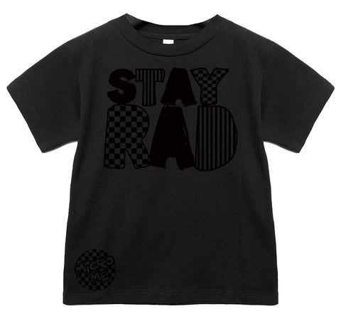 Stay Rad Tee,  Black  (Infant, Toddler, Youth, Adult)