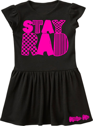 SR-Stay Rad Dress, Black/HP (Infant, Toddler)