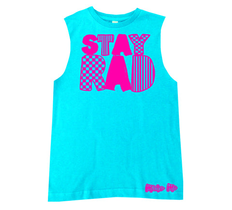 SR-Stay Rad Muscle Tank, Tahiti/HP  (Infant, Toddler, Youth)