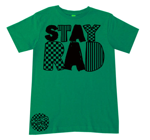 Stay Rad Tee,  Green (Infant, Toddler, Youth, Adult)