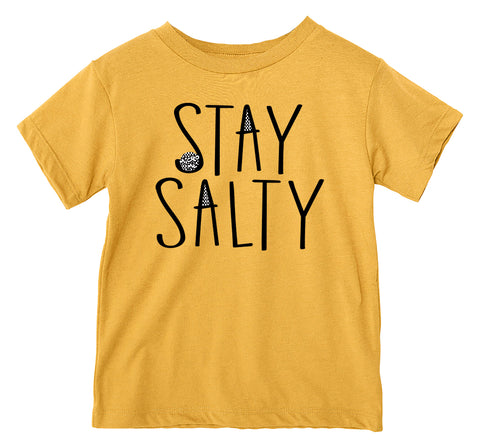 Stay Salty Tee, Gold (Infant, Toddler, Youth, Adult)