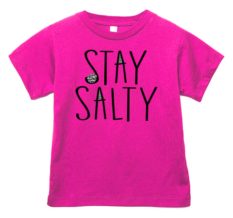 Stay Salty Tee, Hot PInk (Infant, Toddler, Youth, Adult)
