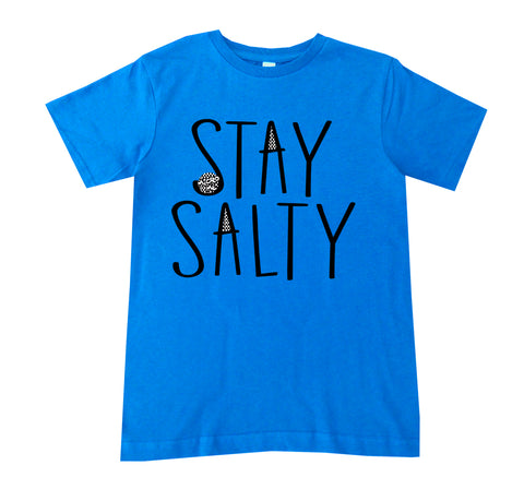 Stay Salty Tee, Neon Blue (Infant, Toddler, Youth, Adult)
