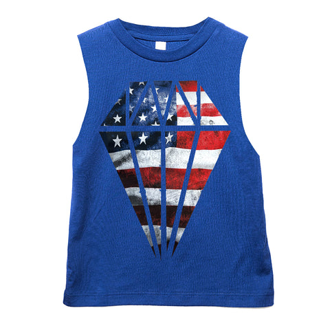 Stone Muscle Tank, Royal  (Infant, Toddler, Youth, Adult)