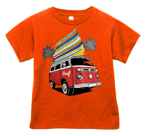 Surf Bus Tee, Orange  (Infant, Toddler, Youth, Adult)