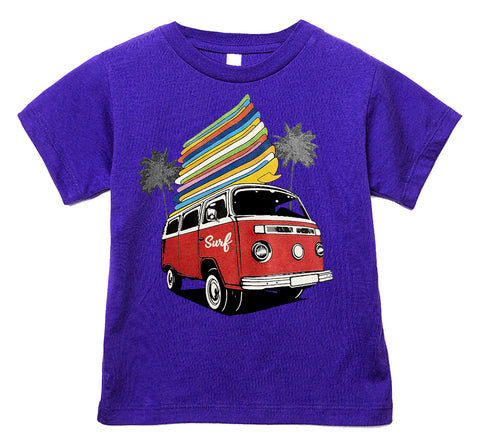 Surf Bus Tee, Purple (Infant, Toddler, Youth, Adult)
