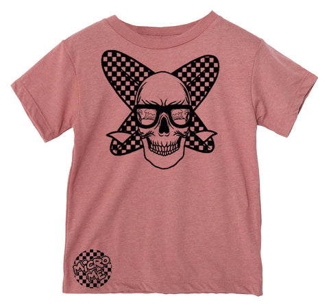 Surf Skull Tee, Clay (Toddler, Youth, Adult)