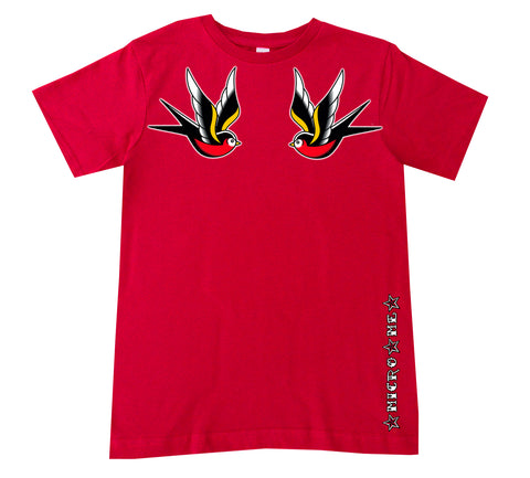 TAT-Swallows Tee, Red (Infant, Toddler, Youth, Adult)