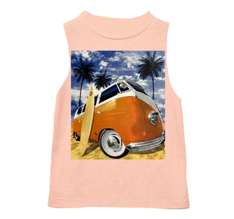 T-Street  Muscle Tank, Peach (Toddler, Youth, Adult)