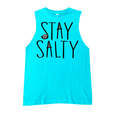 Stay Salty Muscle Tank, Tahiti  (Infant, Toddler, Youth, Adult)