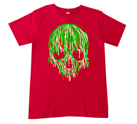 Christmas Drip Skull, Red (Infant, Toddler, Youth, Adult)
