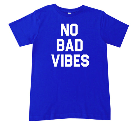 No Bad Vibes Tee, Royal  (Infant, Toddler, Youth)