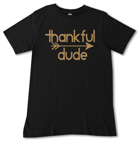 Thankful Dude, Black (Infant, Toddler, Youth, Adult)