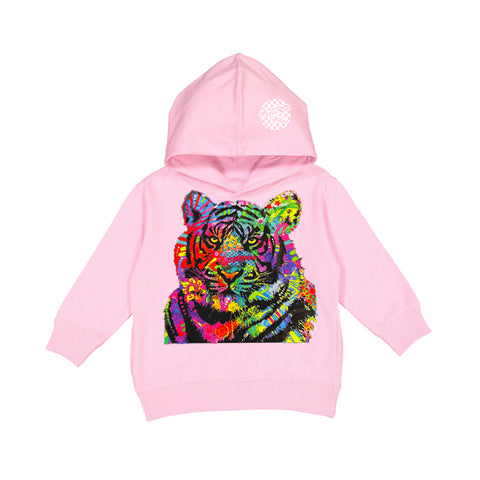 WD Tiger Hoodie, Lt. Pink(Toddler, Youth, Adult)