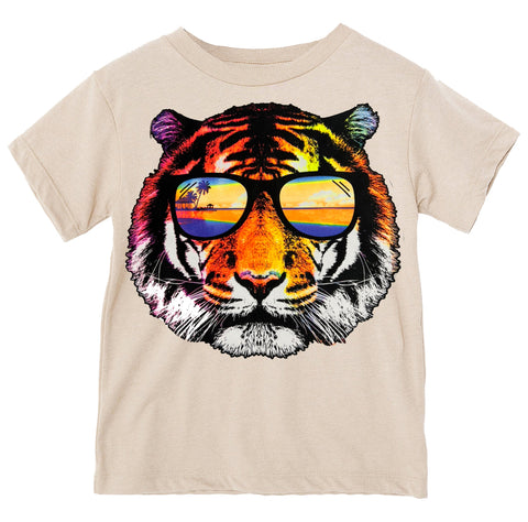 Neon Tiger Tee, Natural(Toddler, Youth, Adult)