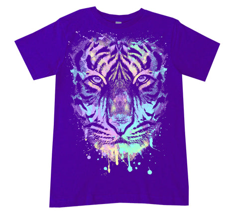 Pastel Tiger Tee, Purple  (Infant, Toddler, Youth, Adult)