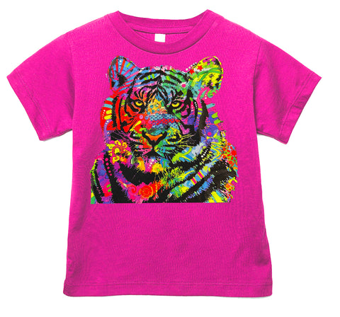WD Tiger Tee, Hot Pink (Infant, Toddler, Youth, Adult)